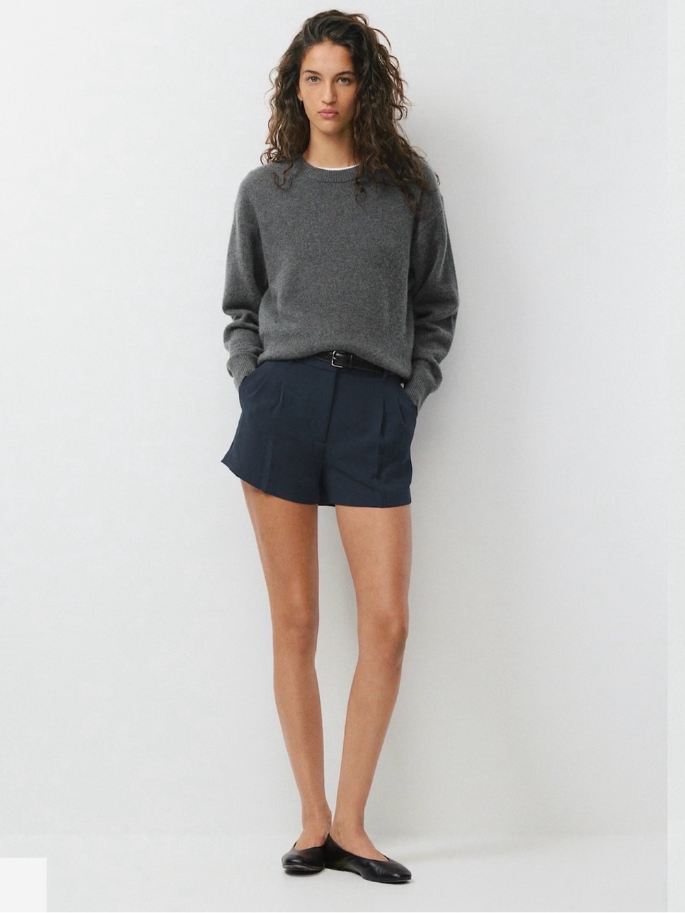 The Effortless Short™ Mini - Crepette in Dark Night Navy